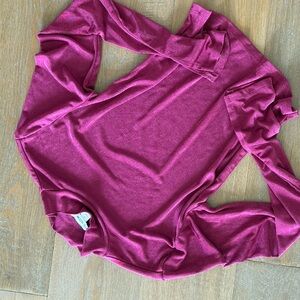 New Day Pink Collar Long Sleeve